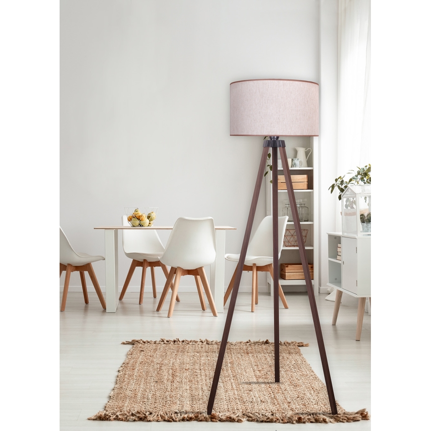 Duolla - Toršeras 1xE27/60W/230V diametras 44 cm smėlio spalva/ruda