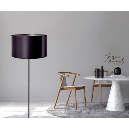 Duolla - Toršeras CANNES 1xE27/15W/230V diametras 45 cm juoda/sidabras