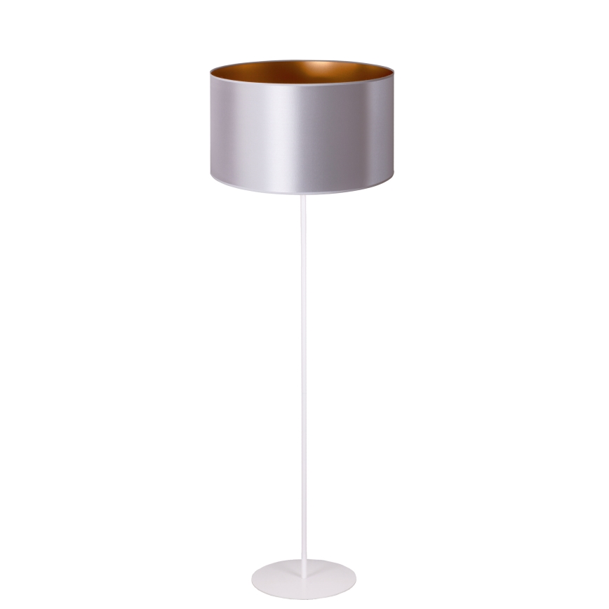 Duolla - Toršeras CANNES 1xE27/15W/230V diametras 45 cm sidabras/varis/balta