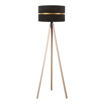 Duolla - Toršeras DUO 1xE27/60W/230V diametras 44 cm juoda/smėlio spalva