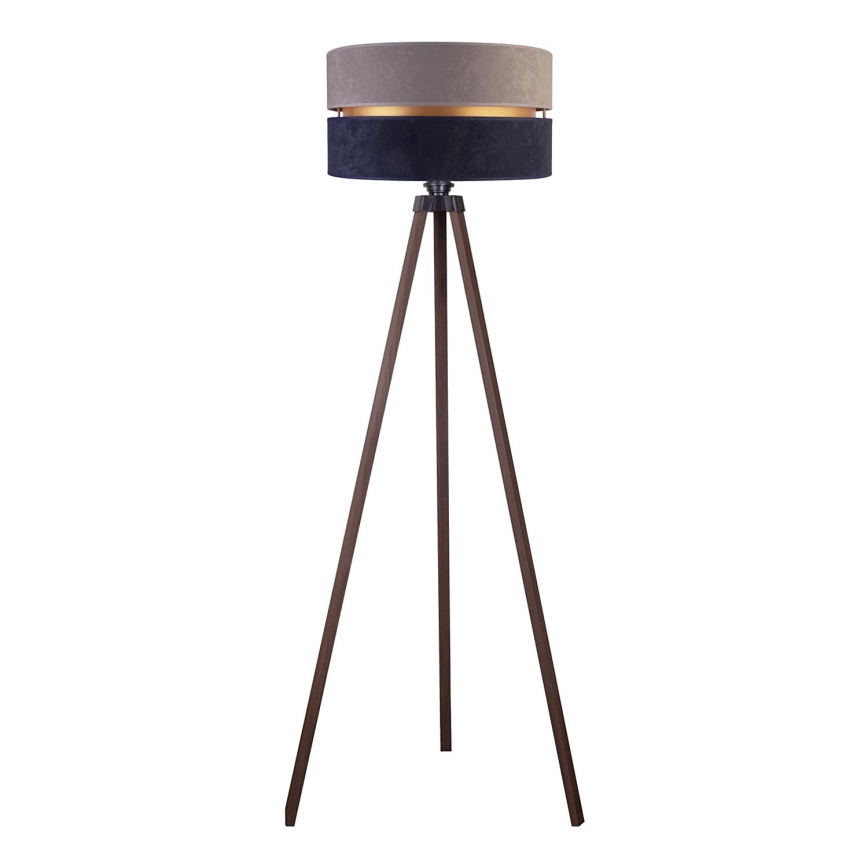 Duolla - Toršeras DUO 1xE27/60W/230V diametras 44 cm pilka/mėlyna/ruda