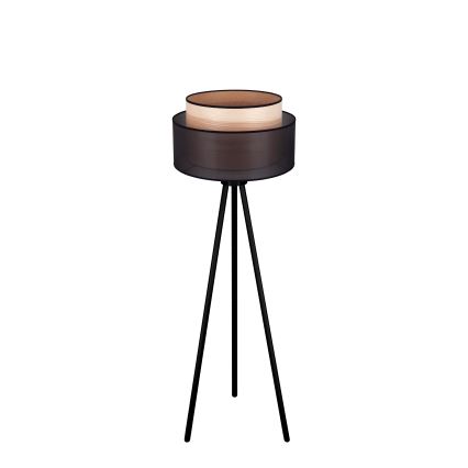 Duolla - Toršeras WOOD BOHO 1xE27/15W/230V diametras 45 cm juoda/smėlio spalva