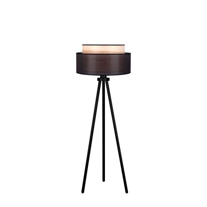 Duolla - Toršeras WOOD BOHO 1xE27/15W/230V diametras 45 cm juoda/smėlio spalva