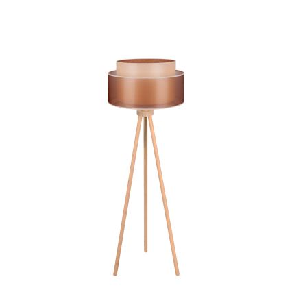 Duolla - Toršeras WOOD BOHO 1xE27/15W/230V diametras 45 cm varis/ruda/smėlio spalva