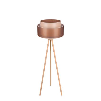 Duolla - Toršeras WOOD BOHO 1xE27/15W/230V diametras 45 cm varis/ruda/smėlio spalva