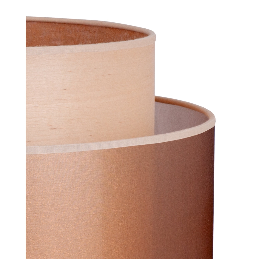 Duolla - Toršeras WOOD BOHO 1xE27/15W/230V diametras 45 cm varis/ruda/smėlio spalva