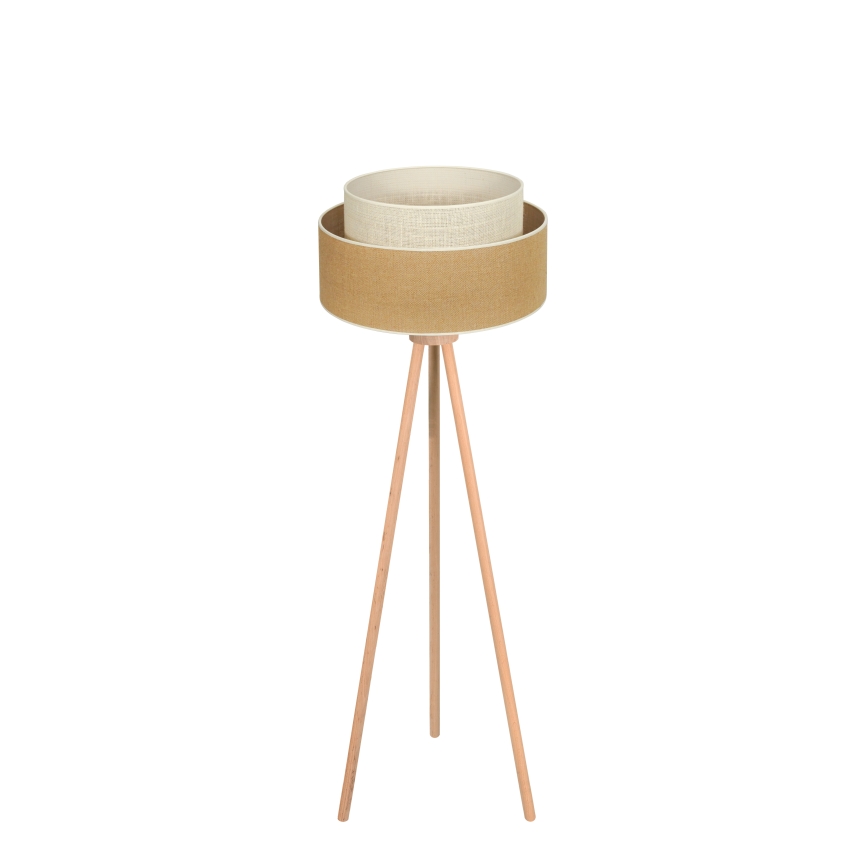 Duolla - Toršeras YUTE BOHO 1xE27/15W/230V diametras 45 cm ruda/kreminė