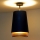 Duolla - Tvirtinamas sietynas BELL SHINY 1xE27/15W/230V diametras 25 cm mėlyna/varis