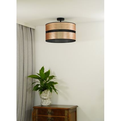 Duolla - Tvirtinamas sietynas COPPER SHINY 1xE27/15W/230V diametras 40 cm varis/juoda