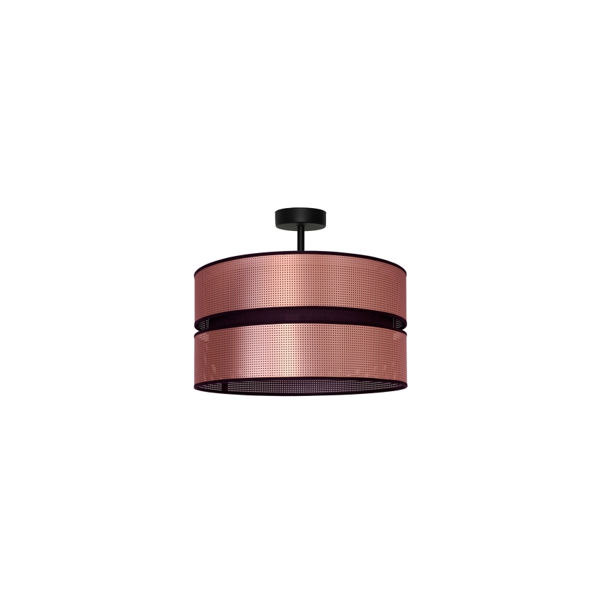 Duolla - Tvirtinamas sietynas COPPER SHINY 1xE27/15W/230V diametras 40 cm varis/juoda