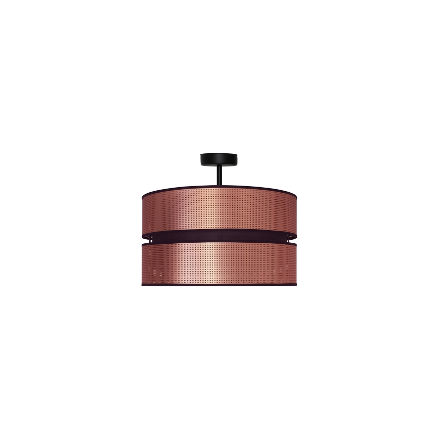 Duolla - Tvirtinamas sietynas COPPER SHINY 1xE27/15W/230V diametras 40 cm varis/juoda