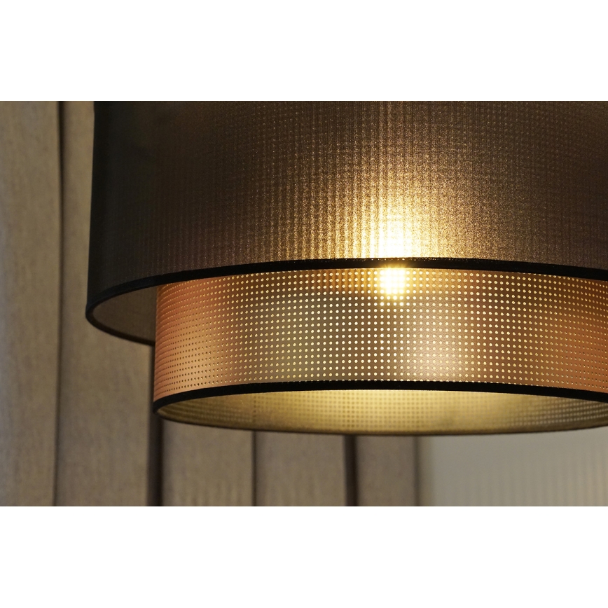 Duolla - Tvirtinamas sietynas COPPER SHINY 1xE27/15W/230V diametras 45 cm ruda/varis