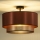 Duolla - Tvirtinamas sietynas COPPER SHINY 1xE27/15W/230V diametras 45 cm varis