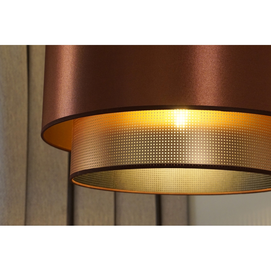 Duolla - Tvirtinamas sietynas COPPER SHINY 1xE27/15W/230V diametras 45 cm varis
