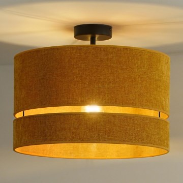 Duolla - Tvirtinamas sietynas DOUBLE 1xE27/15W/230V diametras 40 cm oranžinė
