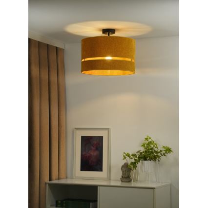 Duolla - Tvirtinamas sietynas DOUBLE 1xE27/15W/230V diametras 40 cm oranžinė