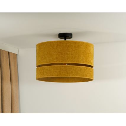 Duolla - Tvirtinamas sietynas DOUBLE 1xE27/15W/230V diametras 40 cm oranžinė