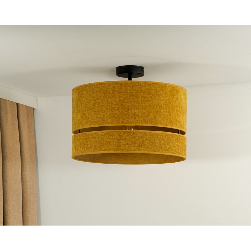 Duolla - Tvirtinamas sietynas DOUBLE 1xE27/15W/230V diametras 40 cm oranžinė