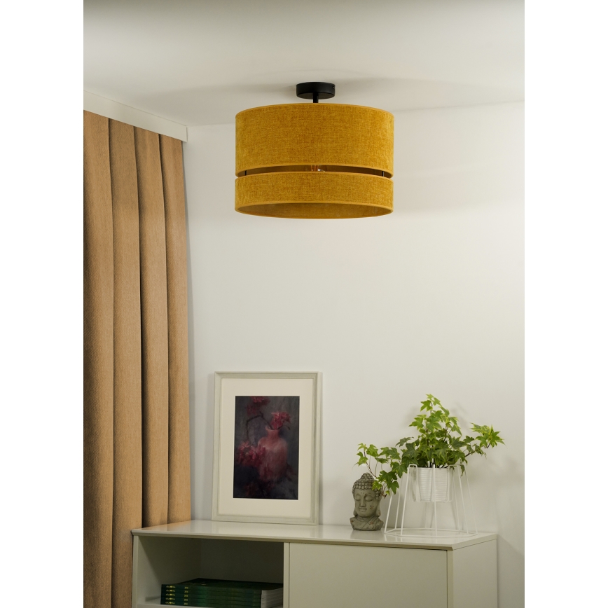 Duolla - Tvirtinamas sietynas DOUBLE 1xE27/15W/230V diametras 40 cm oranžinė