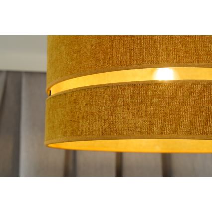 Duolla - Tvirtinamas sietynas DOUBLE 1xE27/15W/230V diametras 40 cm oranžinė