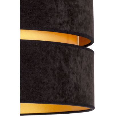 Duolla - Tvirtinamas sietynas DUO 1xE27/15W/230V diametras 40 cm juoda/auksas