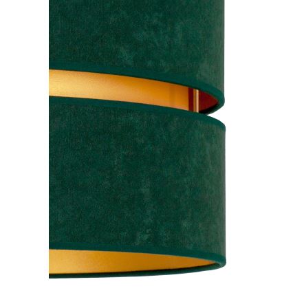 Duolla - Tvirtinamas sietynas DUO 1xE27/15W/230V diametras 40 cm žalia/auksas
