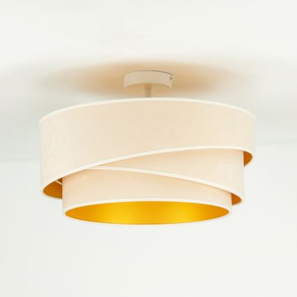 Duolla - Tvirtinamas sietynas KOBO 1xE27/15W/230V diametras 45 cm kreminė