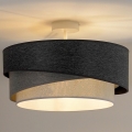 Duolla - Tvirtinamas sietynas KOBO 1xE27/15W/230V diametras 45 cm pilka/balta