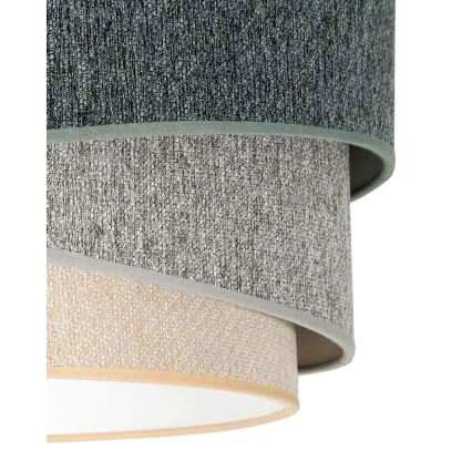 Duolla - Tvirtinamas sietynas KOBO ECO RECYCLING 1xE27/15W/230V diametras 45 cm žalia/pilka/kreminė