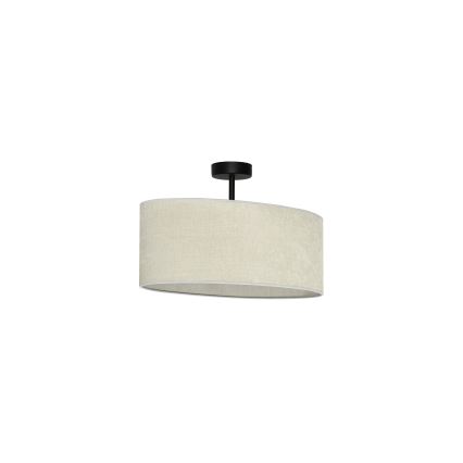 Duolla - Tvirtinamas sietynas OVAL 1xE27/15W/230V pilka