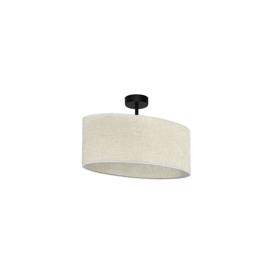 Duolla - Tvirtinamas sietynas OVAL 1xE27/15W/230V pilka