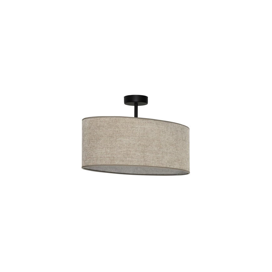 Duolla - Tvirtinamas sietynas OVAL 1xE27/15W/230V ruda