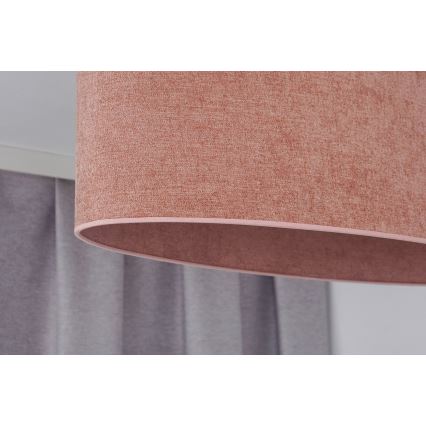 Duolla - Tvirtinamas sietynas OVAL 2xE27/15W/230V rausva