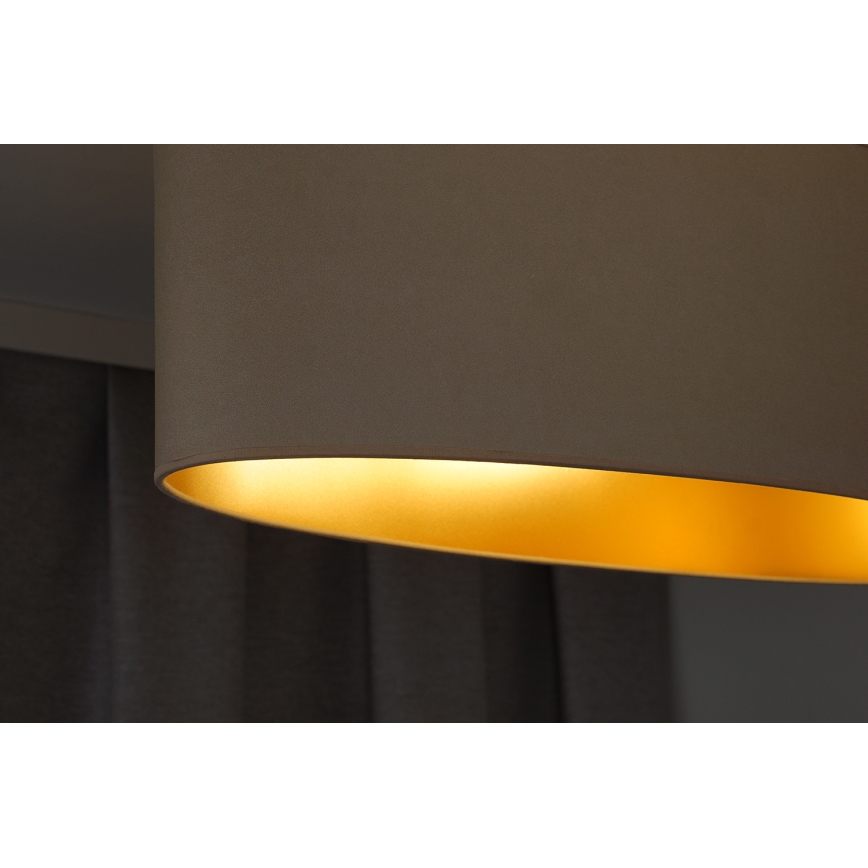 Duolla - Tvirtinamas sietynas OVAL VEGAN 1xE27/15W/230V kreminė
