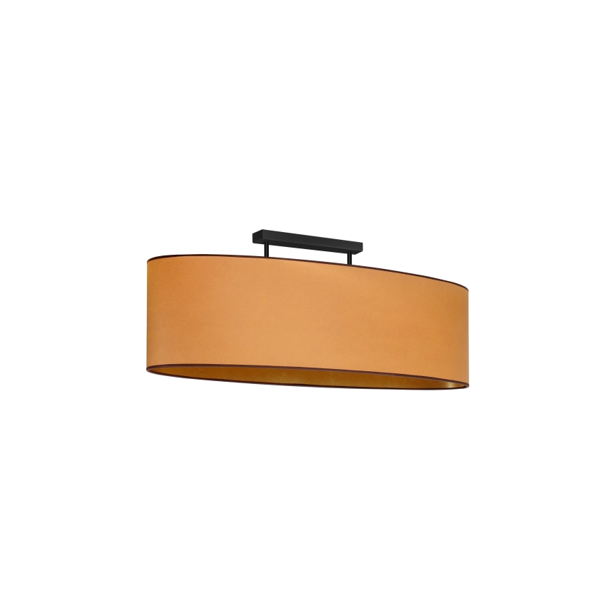 Duolla - Tvirtinamas sietynas OVAL VEGAN 2xE27/15W/230V ruda