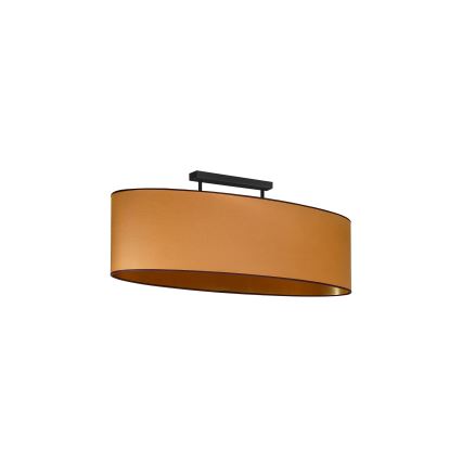Duolla - Tvirtinamas sietynas OVAL VEGAN 2xE27/15W/230V ruda