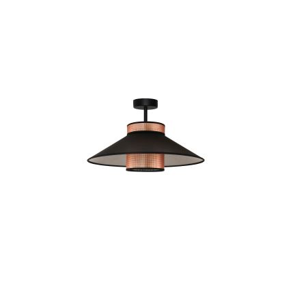 Duolla - Tvirtinamas sietynas RIO SHINY 1xE27/15W/230V diametras 45 cm juoda/varis
