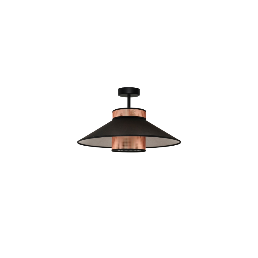 Duolla - Tvirtinamas sietynas RIO SHINY 1xE27/15W/230V diametras 45 cm juoda/varis