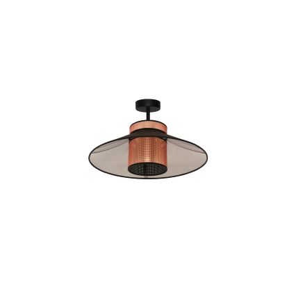 Duolla - Tvirtinamas sietynas RIO SHINY 1xE27/15W/230V diametras 45 cm juoda/varis