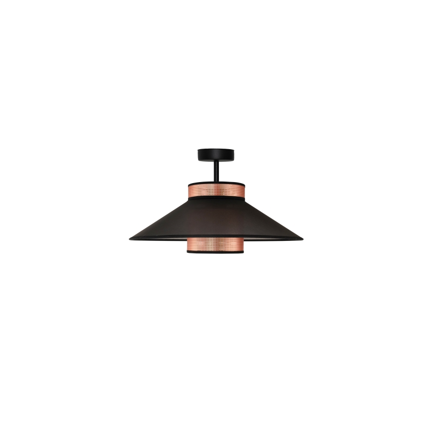 Duolla - Tvirtinamas sietynas RIO SHINY 1xE27/15W/230V diametras 45 cm juoda/varis