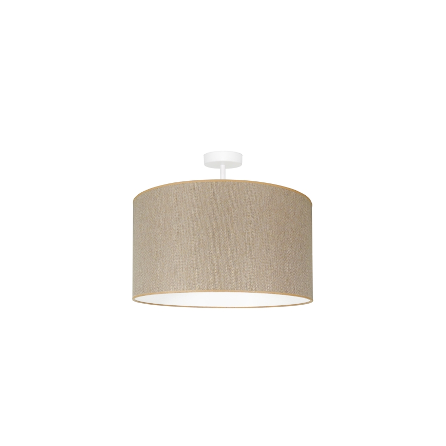 Duolla - Tvirtinamas sietynas ROLLER ECO RECYCLING 1xE27/15W/230V diametras 45 cm kreminė