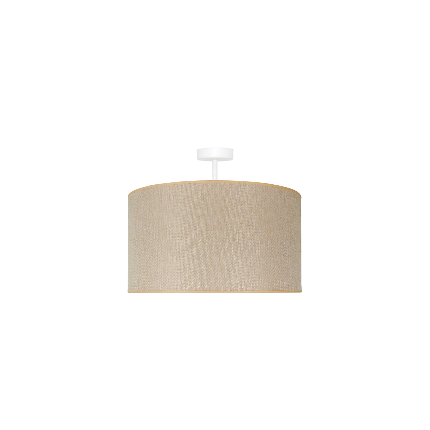 Duolla - Tvirtinamas sietynas ROLLER ECO RECYCLING 1xE27/15W/230V diametras 45 cm kreminė