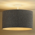 Duolla - Tvirtinamas sietynas ROLLER ECO RECYCLING 1xE27/15W/230V diametras 45 cm pilka