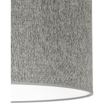Duolla - Tvirtinamas sietynas ROLLER ECO RECYCLING 1xE27/15W/230V diametras 45 cm pilka