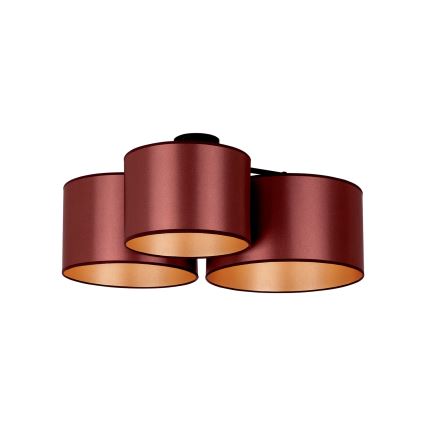 Duolla - Tvirtinamas sietynas ROLLER TRIO SHINY 3xE27/15W/230V varis/auksas