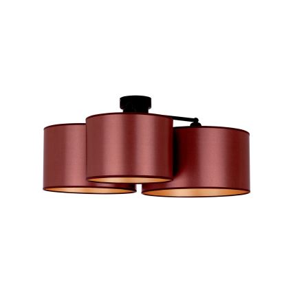 Duolla - Tvirtinamas sietynas ROLLER TRIO SHINY 3xE27/15W/230V varis/auksas