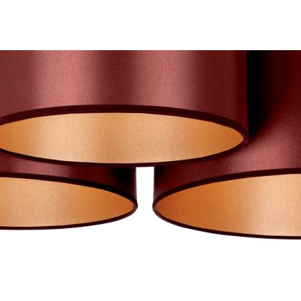 Duolla - Tvirtinamas sietynas ROLLER TRIO SHINY 3xE27/15W/230V varis/auksas