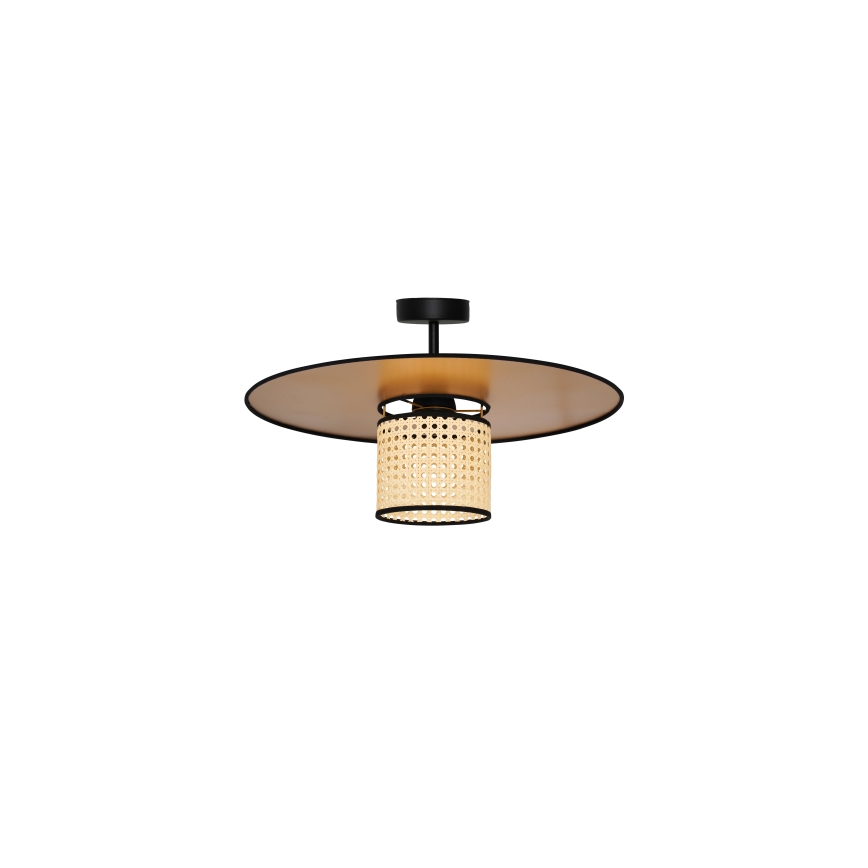 Duolla - Tvirtinamas sietynas TOKYO RATTAN 1xE27/15W/230V diametras 50 cm auksas/rotangas