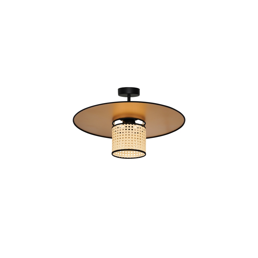 Duolla - Tvirtinamas sietynas TOKYO RATTAN 1xE27/15W/230V diametras 50 cm auksas/rotangas