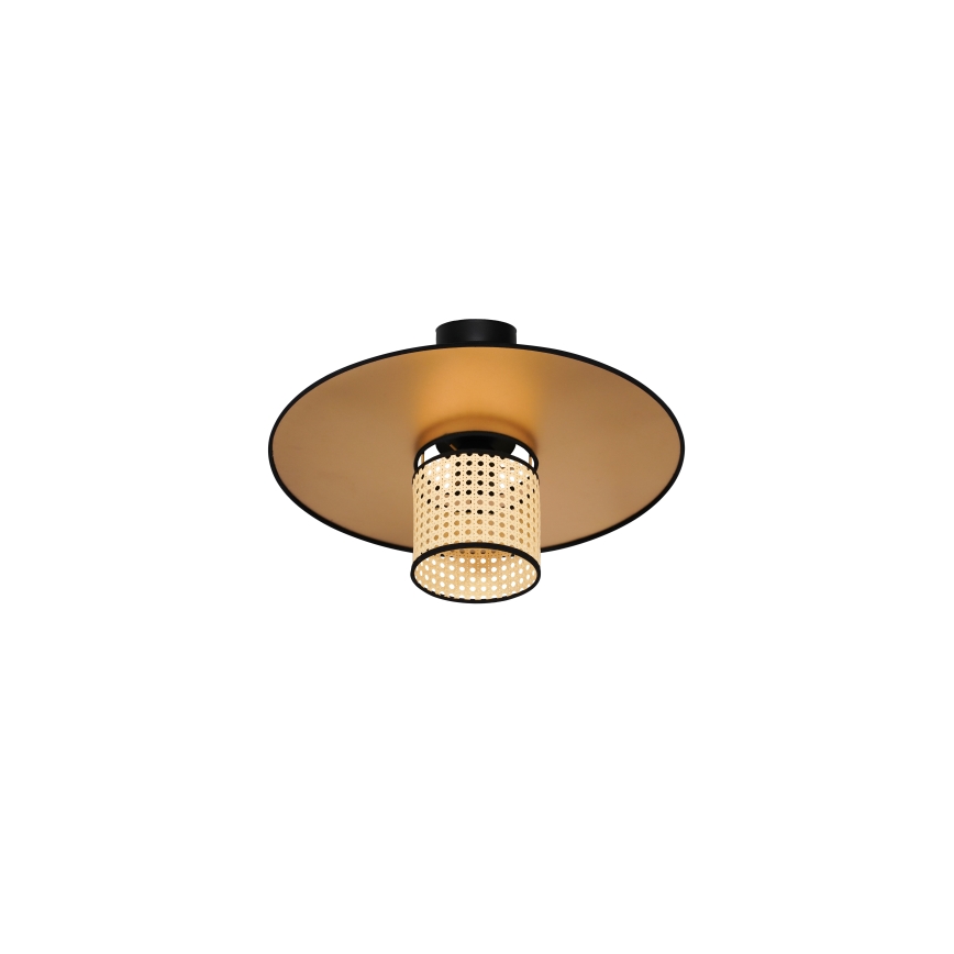 Duolla - Tvirtinamas sietynas TOKYO RATTAN 1xE27/15W/230V diametras 50 cm auksas/rotangas